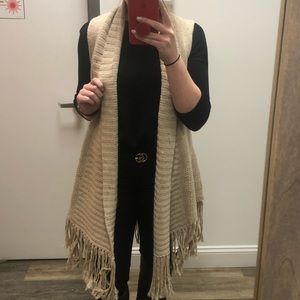 Tan cardigan from VICI